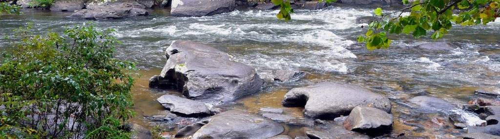 Beautiful Hot House Creek at Rest and Relax Retreat in Mineral Bluff Georgia